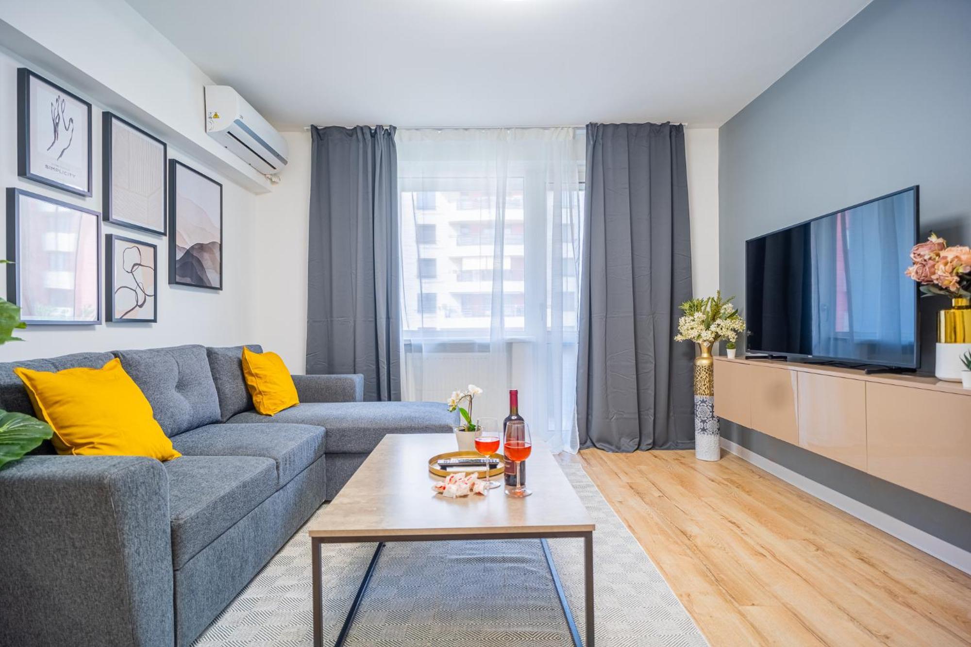 בוקרשט Spacious Newly Renovated 2Br Apartments With Balcony מראה חיצוני תמונה
